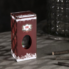 Фигура светодиодная «Снеговик в телефонной будке» - Фото 3