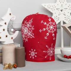 Грелка для чайника «Белые снежинки» - Фото 1