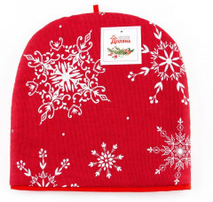 Грелка для чайника «Белые снежинки» - Фото 4