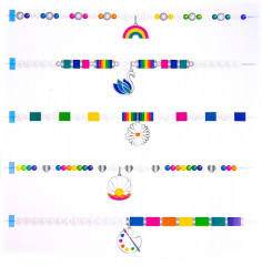 Набор для изготовления украшений «Rainbows and Pearls DIY Jewelry Kit» - Фото 8