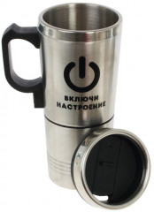 Термокружка для автомобиля с подогревом от прикуривателя - Фото 2