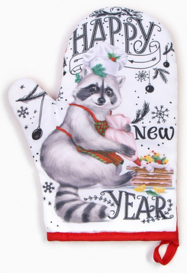 Варежка-прихватка «Happy new year»
