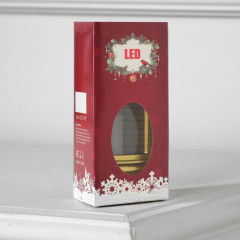 Фигура светодиодная «Золотистый фонарь со свечками» - Фото 3