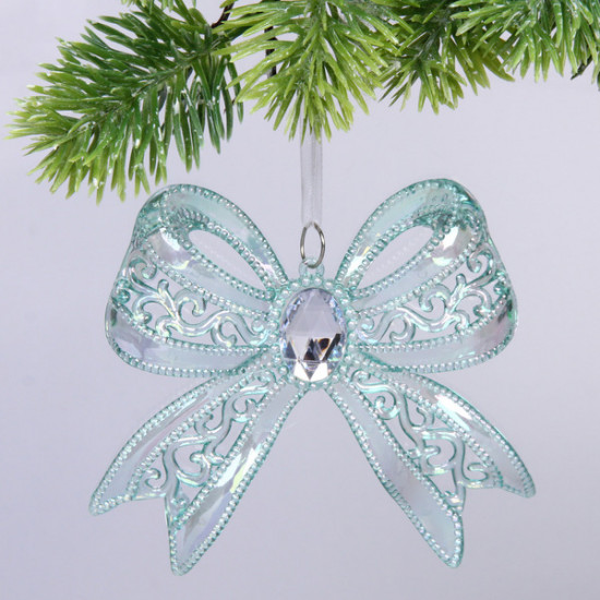 Подвеска на ёлку «Изящный бант»