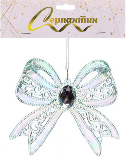 Подвеска на ёлку «Изящный бант»