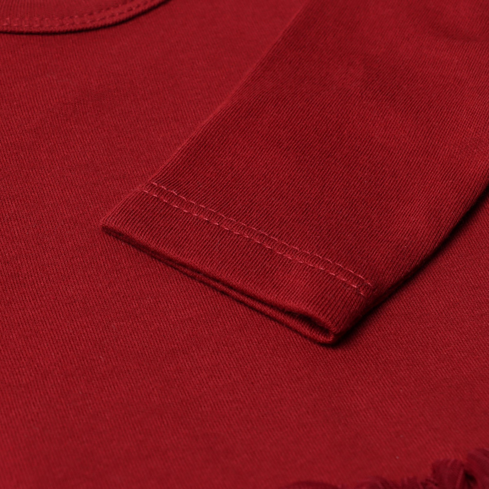 Боди с юбкой для девочек | Cherry Red | Крошка Я | Фото 2