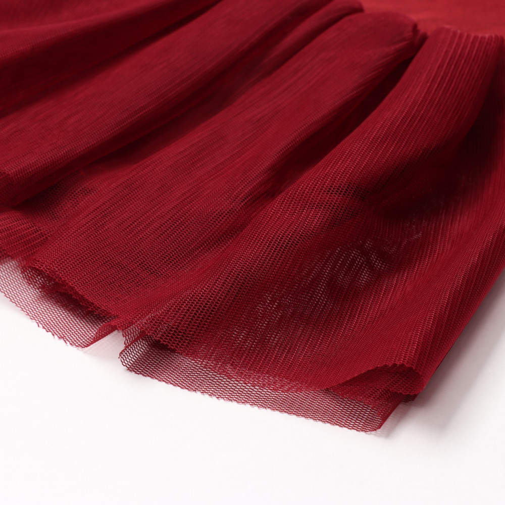 Боди с юбкой для девочек | Cherry Red | Крошка Я | Фото 3
