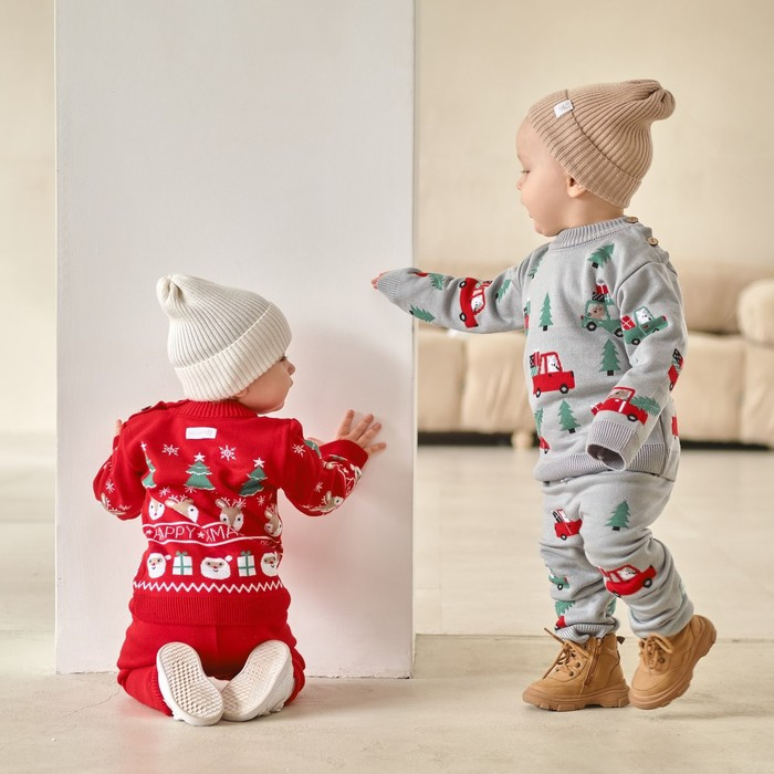 Комплект детский «Xmas» | Вязаные вещи | Крошка Я | Фото 3