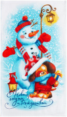 Набор полотенец кухонных «С Новым счастьем» - Фото 4