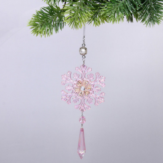 Подвеска на ёлку «Ледяная снежинка»