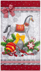 Набор полотенец кухонных «Новогодние игрушки» - Фото 1