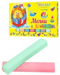 Мел цветной квадратный (9 шт) - Фото 1