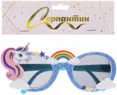 Очки карнавальные «Единорог» - Фото 2