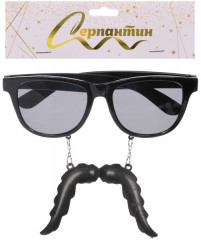 Очки карнавальные «Крутые усы» - Фото 2