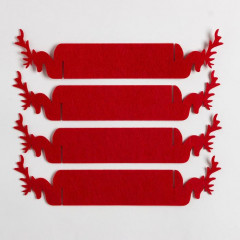 Набор декоративных колец для салфеток «Новогодний олень» - Фото 4