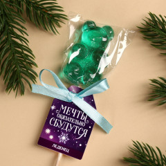 Леденец в форме мармеладного мишки «Мечты сбудутся» - Фото 3