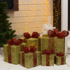 Фигура светодиодная «Подарки с красной лентой» - Фото 1