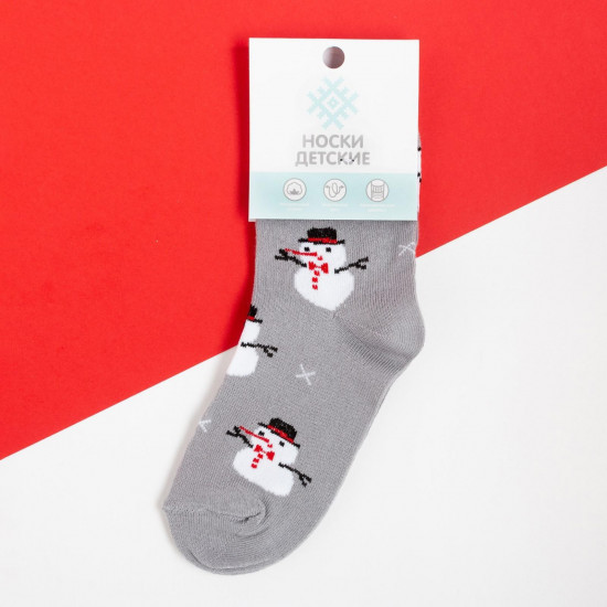Носки детские  «Снеговики»
