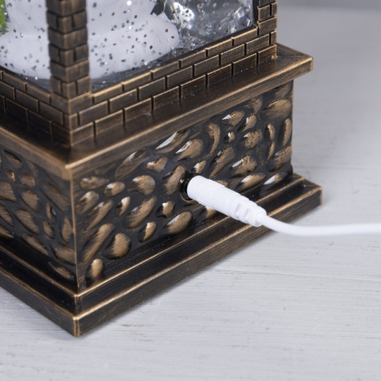 Фигура светодиодная «Фонарь со снеговиком»