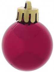 Набор игрушек ёлочных «Снежок вишневый» - Фото 1