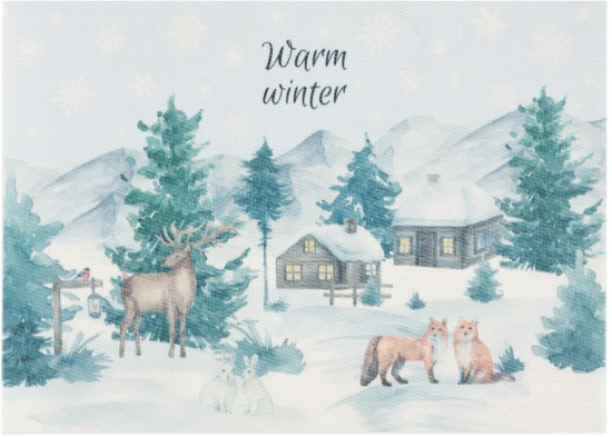 Салфетка на стол «Warm winter»