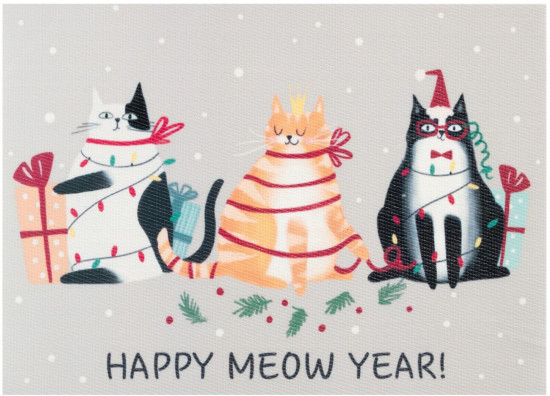 Салфетка на стол «Meow Year»