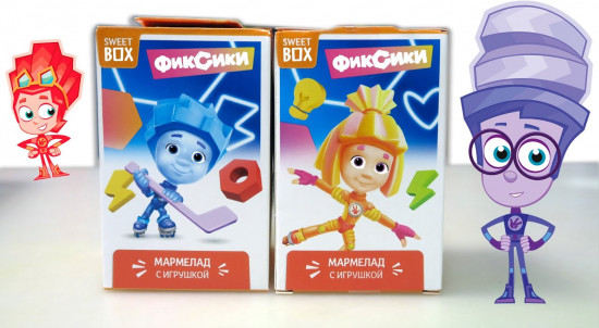 Мармелад с игрушкой «Фиксики 3»