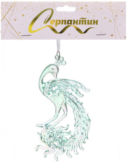 Подвеска на ёлку «Сказочный павлин»