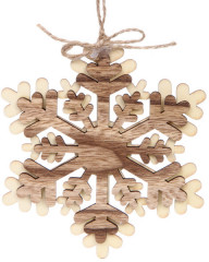 Подвеска на ёлку «Снежинка — Волшебство» - Фото 1