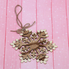 Подвеска на ёлку «Снежинка — Волшебство» - Фото 2