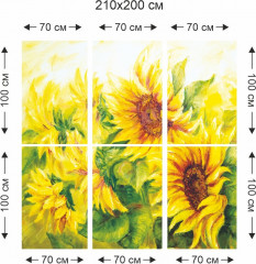 Фотообои «Подсолнухи» - Фото 1