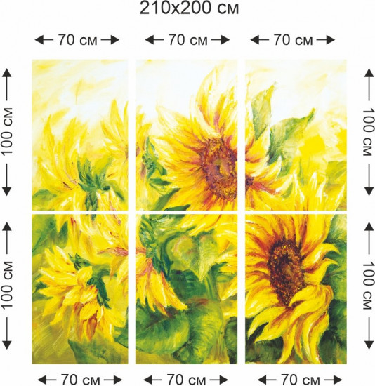 Фотообои «Подсолнухи»