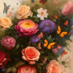 Набор из двух картин «Букет» - Фото 2