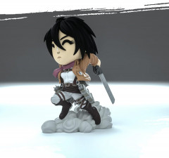 Фигурка «Attack on Titan Attacking Mikasa Ackerman #6» - Фото 5