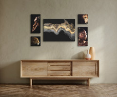 Картина модульная «Взгляд Африки» - Фото 1