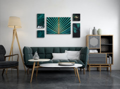 Картина модульная «Зеленая природа» - Фото 1