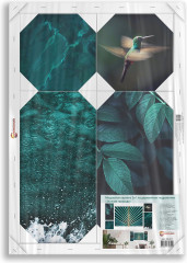 Картина модульная «Зеленая природа» - Фото 2