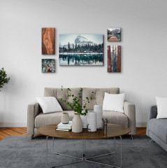 Картина модульная «Зимняя природа» - Фото 1