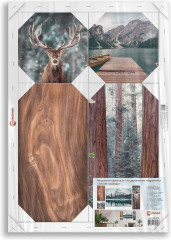 Картина модульная «Зимняя природа» - Фото 2