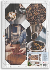 Картина модульная «Вкус кофе» - Фото 2