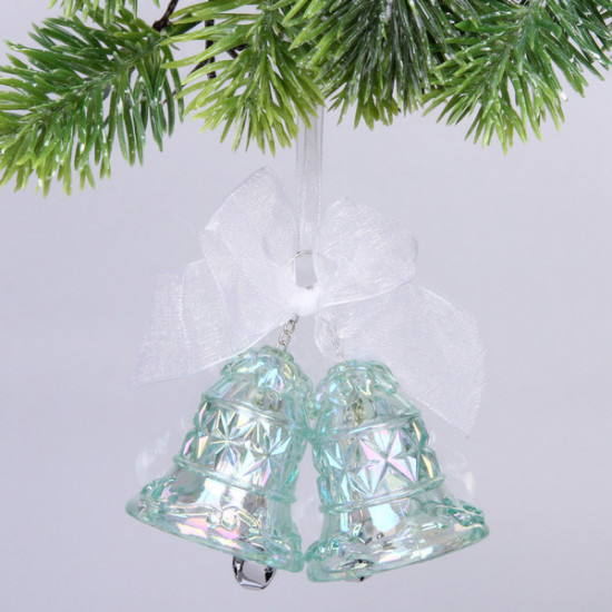 Подвеска на ёлку «Хрустальные колокольчики»