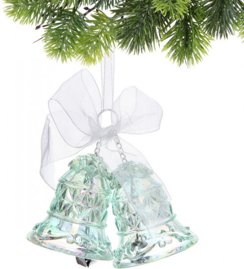 Подвеска на ёлку «Хрустальные колокольчики»