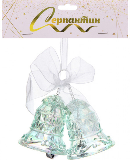 Подвеска на ёлку «Хрустальные колокольчики»
