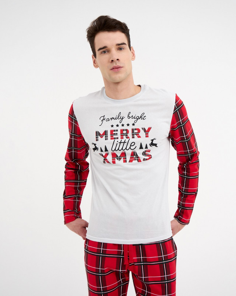 Пижама мужская | Пижамы X-mas Family look | KAFTAN | Фото 4