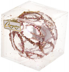 Шар ёлочный «Мерцающий узор» - Фото 2