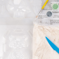 Набор для изготовления игрушки из гипса «Енот» - Фото 4