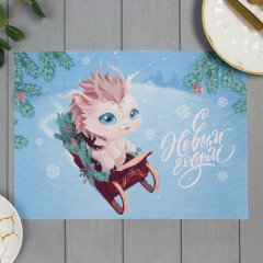 Салфетка на стол «С Новым Годом» - Фото 1