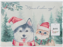 Салфетка на стол «Тепла в новом году» - Фото 3