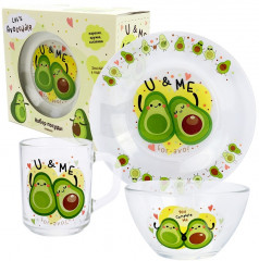 Набор посуды детский «Авокадо» - Фото 1