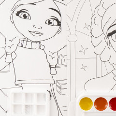 Раскраска-скетчинг «Царевны Даша, Аленка и Василиса» - Фото 2